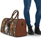 Beautiful Black Woman Travel Bag African Tribal Pattern