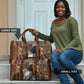 Beautiful Black Woman Travel Bag African Tribal Pattern