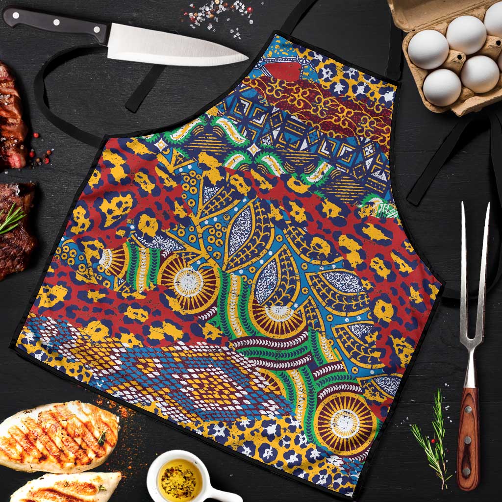 Traditional African Animal Skins Pattern Apron