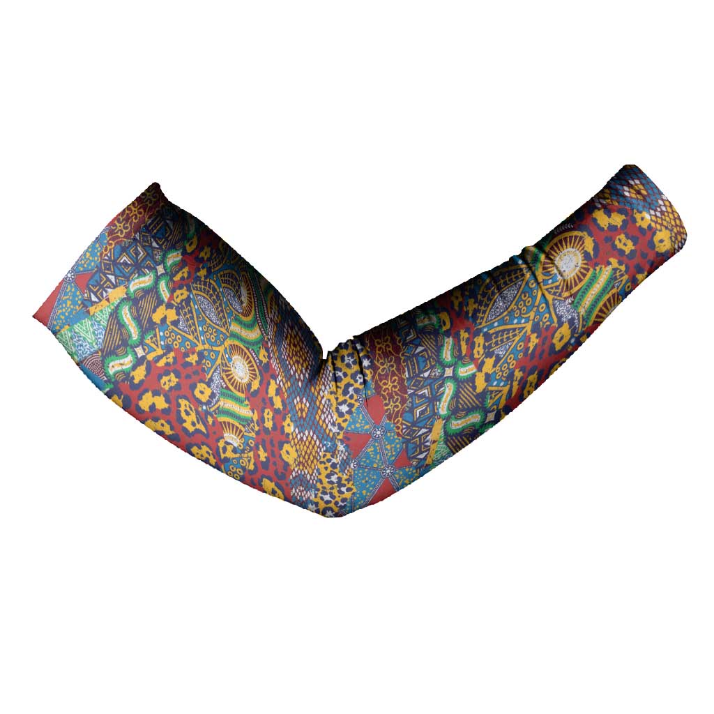 Traditional African Animal Skins Pattern Arm Sleeves