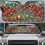 Traditional African Animal Skins Pattern Auto Sun Shade