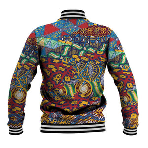 Traditional African Animal Skins Pattern Baseball Jacket