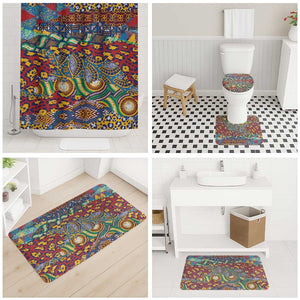 Traditional African Animal Skins Pattern Bathroom Set