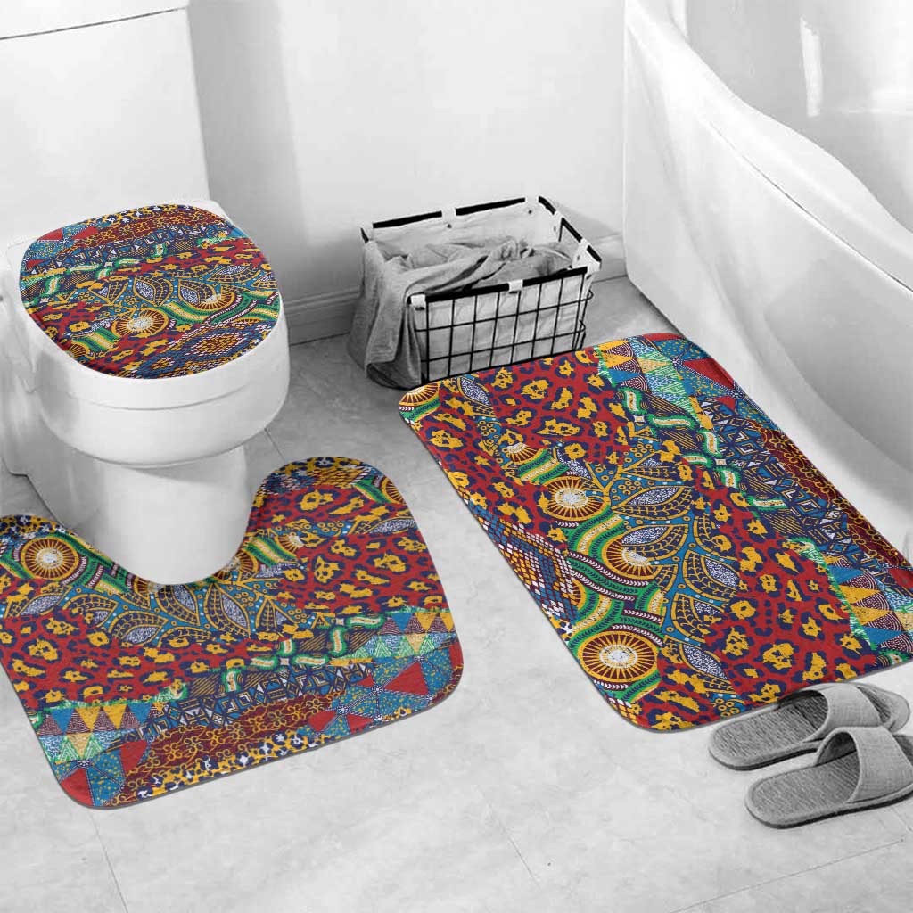 Traditional African Animal Skins Pattern Bathroom Set