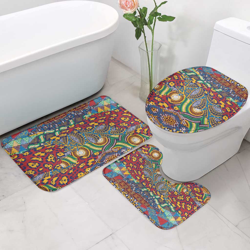Traditional African Animal Skins Pattern Bathroom Set