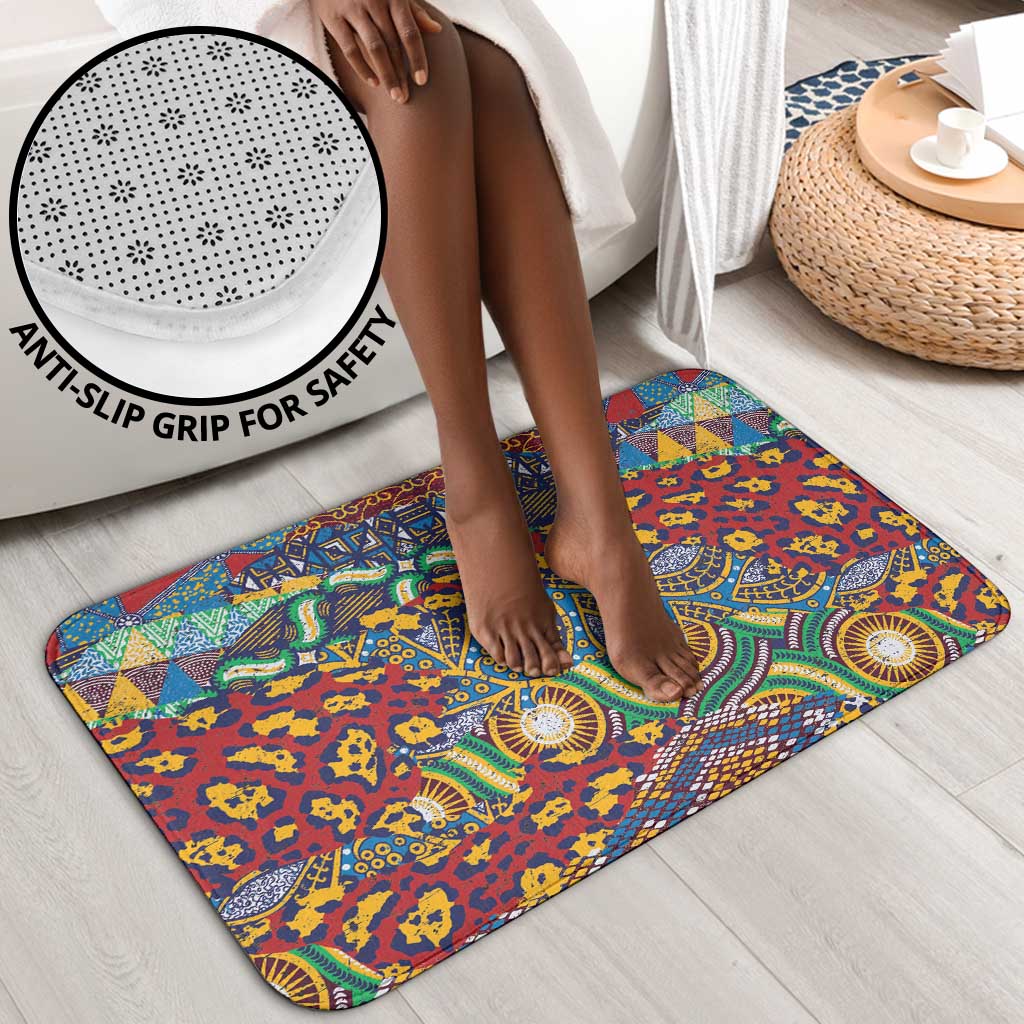 Traditional African Animal Skins Pattern Bathroom Set