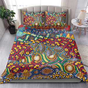 Traditional African Animal Skins Pattern Bedding Set