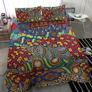 Traditional African Animal Skins Pattern Bedding Set