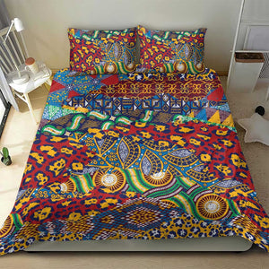 Traditional African Animal Skins Pattern Bedding Set