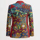 Traditional African Animal Skins Pattern Blazer