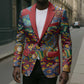 Traditional African Animal Skins Pattern Blazer