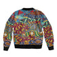 Traditional African Animal Skins Pattern Bomber Jacket