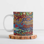 Traditional African Animal Skins Pattern Ceramic Mug