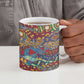 Traditional African Animal Skins Pattern Ceramic Mug