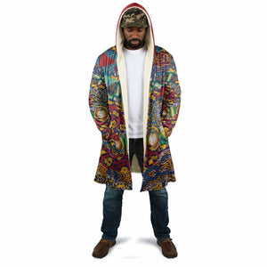 Traditional African Animal Skins Pattern Cloak