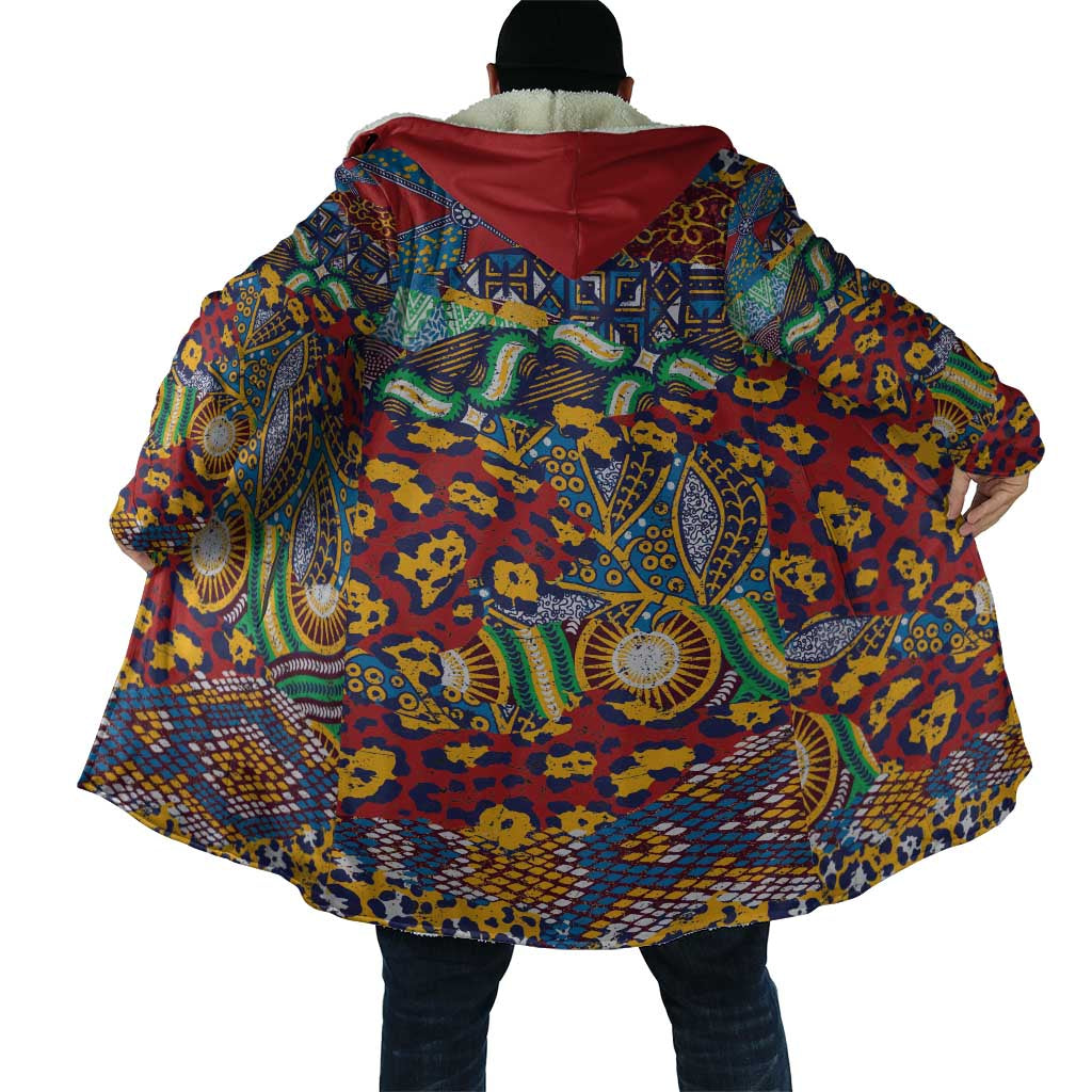 Traditional African Animal Skins Pattern Cloak