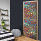 Traditional African Animal Skins Pattern Door Cover