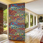 Traditional African Animal Skins Pattern Door Cover