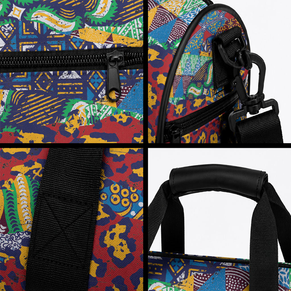 Traditional African Animal Skins Pattern Duffle Bag