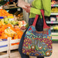 Traditional African Animal Skins Pattern Grocery Bag