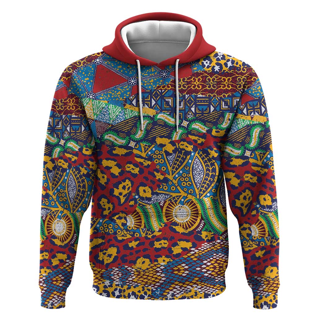 Traditional African Animal Skins Pattern Hoodie