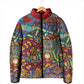 Traditional African Animal Skins Pattern Padded Jacket