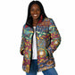 Traditional African Animal Skins Pattern Padded Jacket