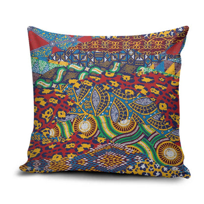 Traditional African Animal Skins Pattern Pillow Cover
