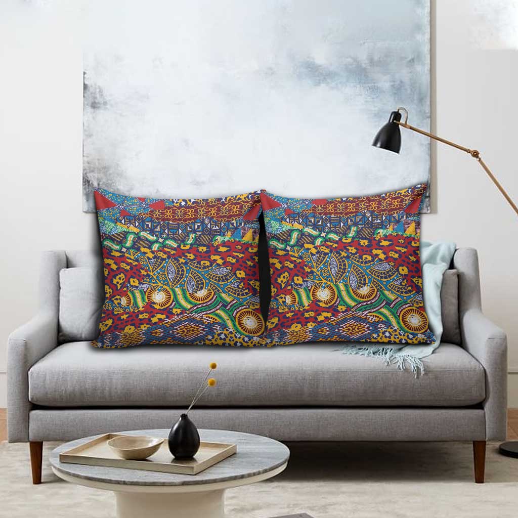 Traditional African Animal Skins Pattern Pillow Cover
