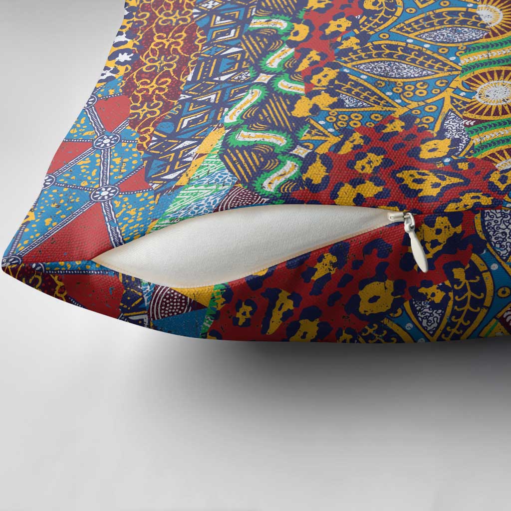 Traditional African Animal Skins Pattern Pillow Cover