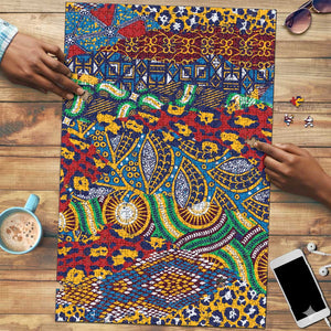 Traditional African Animal Skins Pattern Puzzle