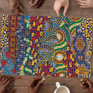 Traditional African Animal Skins Pattern Puzzle