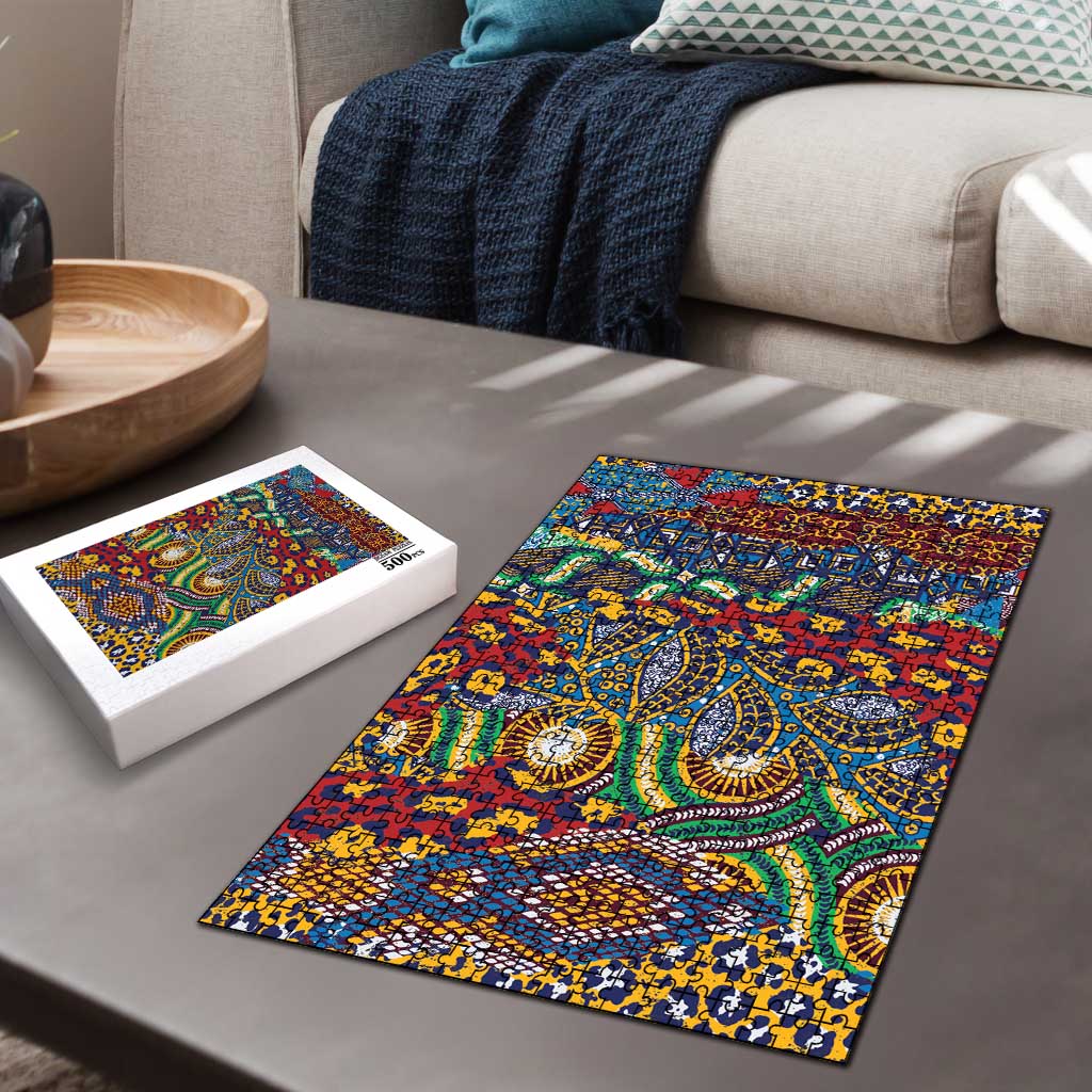 Traditional African Animal Skins Pattern Puzzle