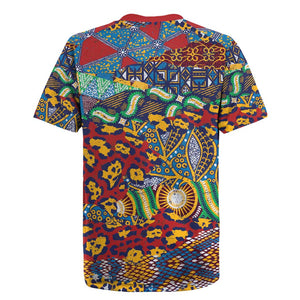 Traditional African Animal Skins Pattern Rugby Jersey