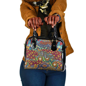 Traditional African Animal Skins Pattern Shoulder Handbag