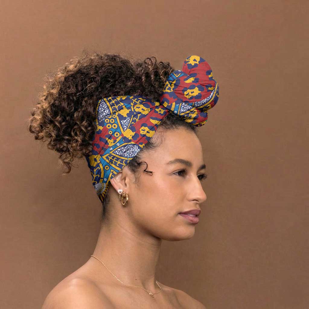 Traditional African Animal Skins Pattern Simple Headwrap