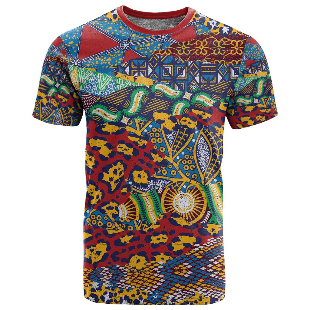 Traditional African Animal Skins Pattern T shirt