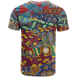 Traditional African Animal Skins Pattern T shirt