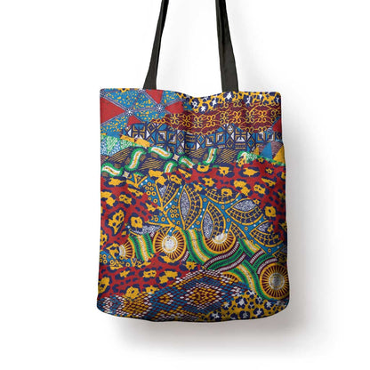Traditional African Animal Skins Pattern Tote Bag