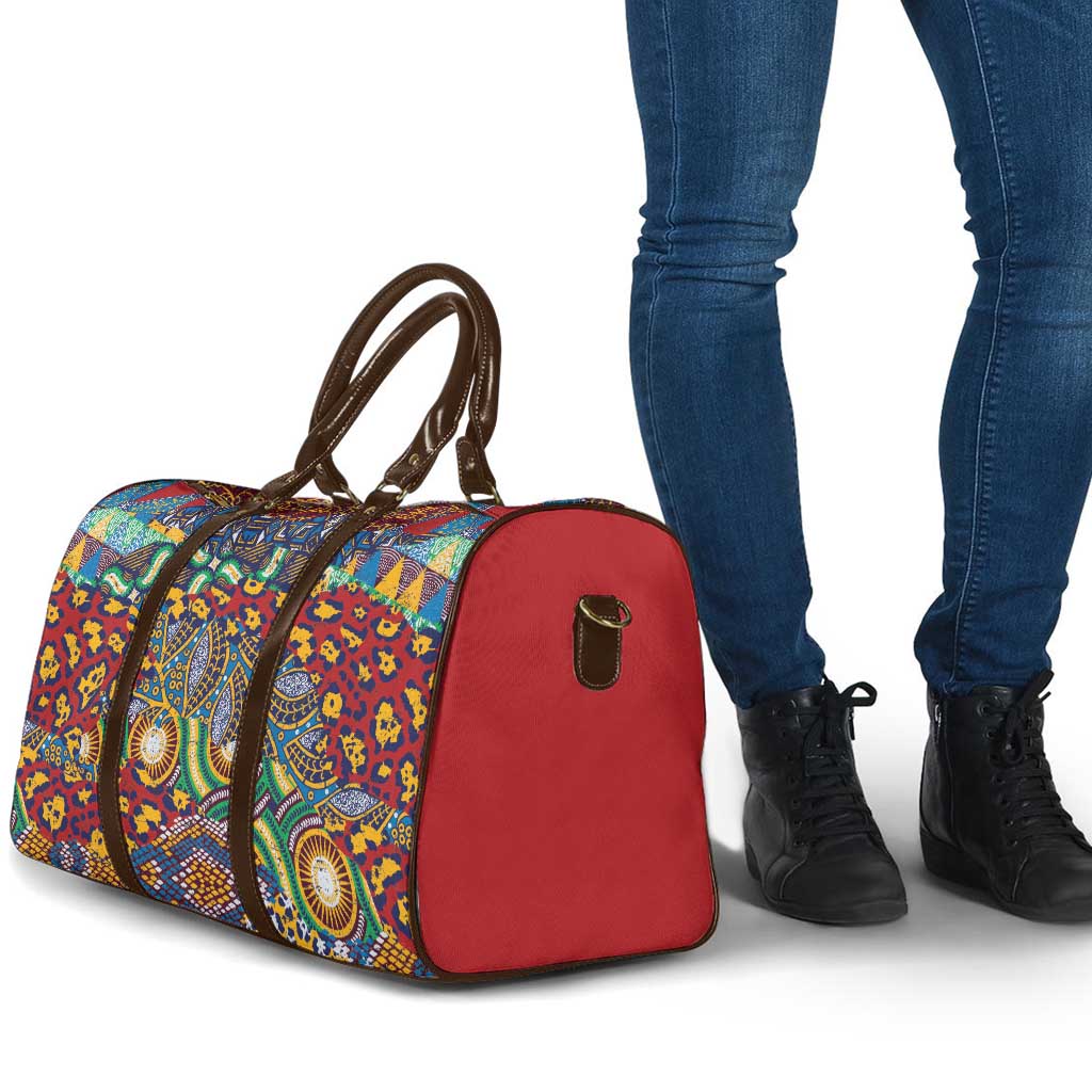 Traditional African Animal Skins Pattern Travel Bag