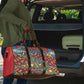 Traditional African Animal Skins Pattern Travel Bag