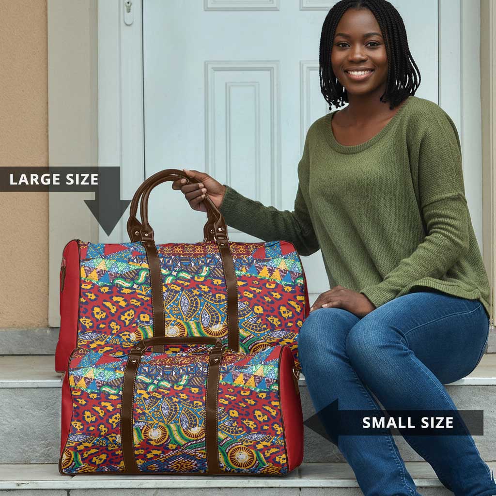 Traditional African Animal Skins Pattern Travel Bag