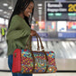 Traditional African Animal Skins Pattern Travel Bag