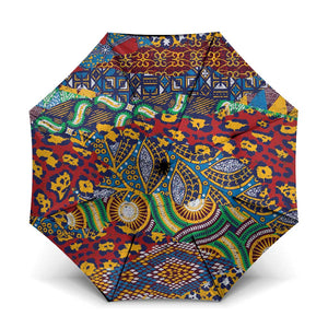 Traditional African Animal Skins Pattern Umbrella