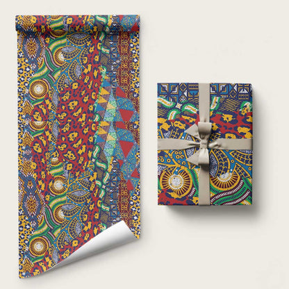Traditional African Animal Skins Pattern Wrapping Paper - African Pride