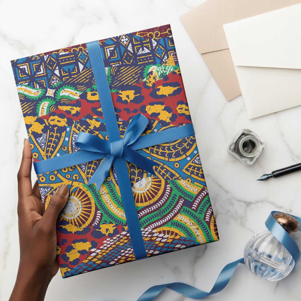 Traditional African Animal Skins Pattern Wrapping Paper - African Pride