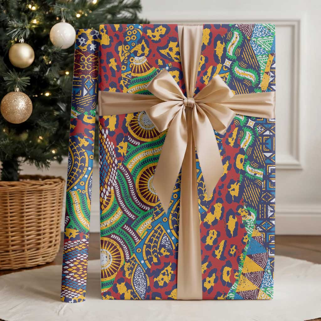 Traditional African Animal Skins Pattern Wrapping Paper - African Pride