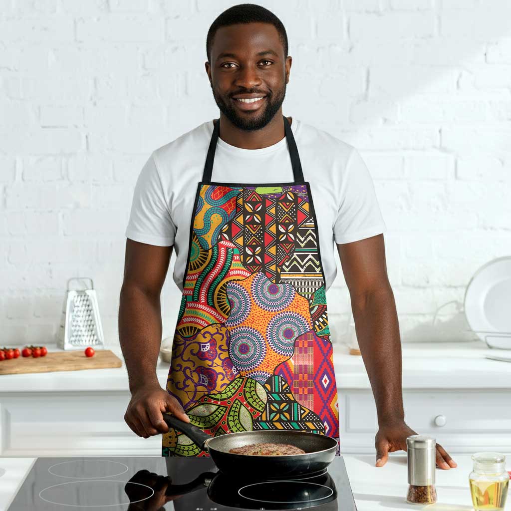 Traditional Ethnic African Vintage Motifs Apron