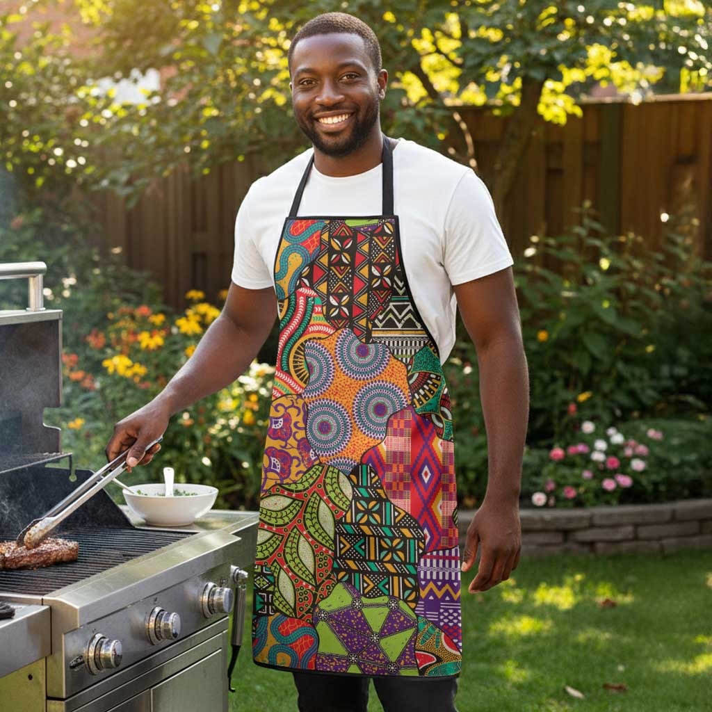 Traditional Ethnic African Vintage Motifs Apron