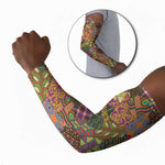 Traditional Ethnic African Vintage Motifs Arm Sleeves